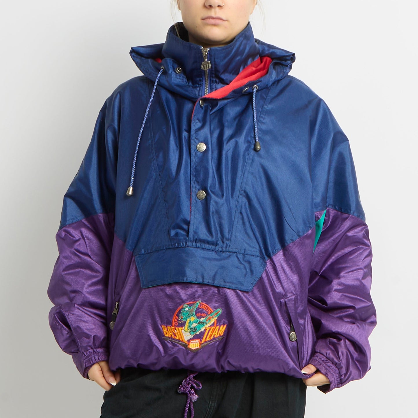 Graphic Detail Pocket Ski Jacket - UK 14