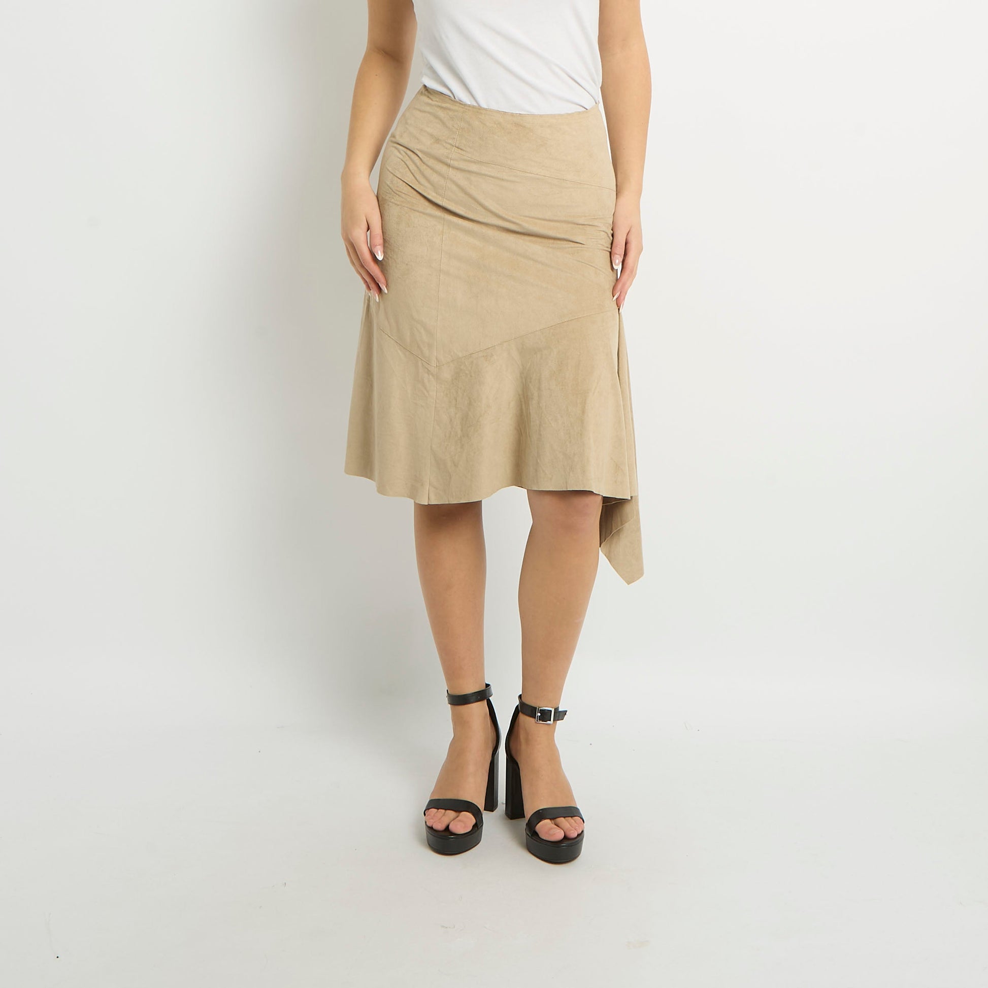 Suede Maxi Skirt - UK 10