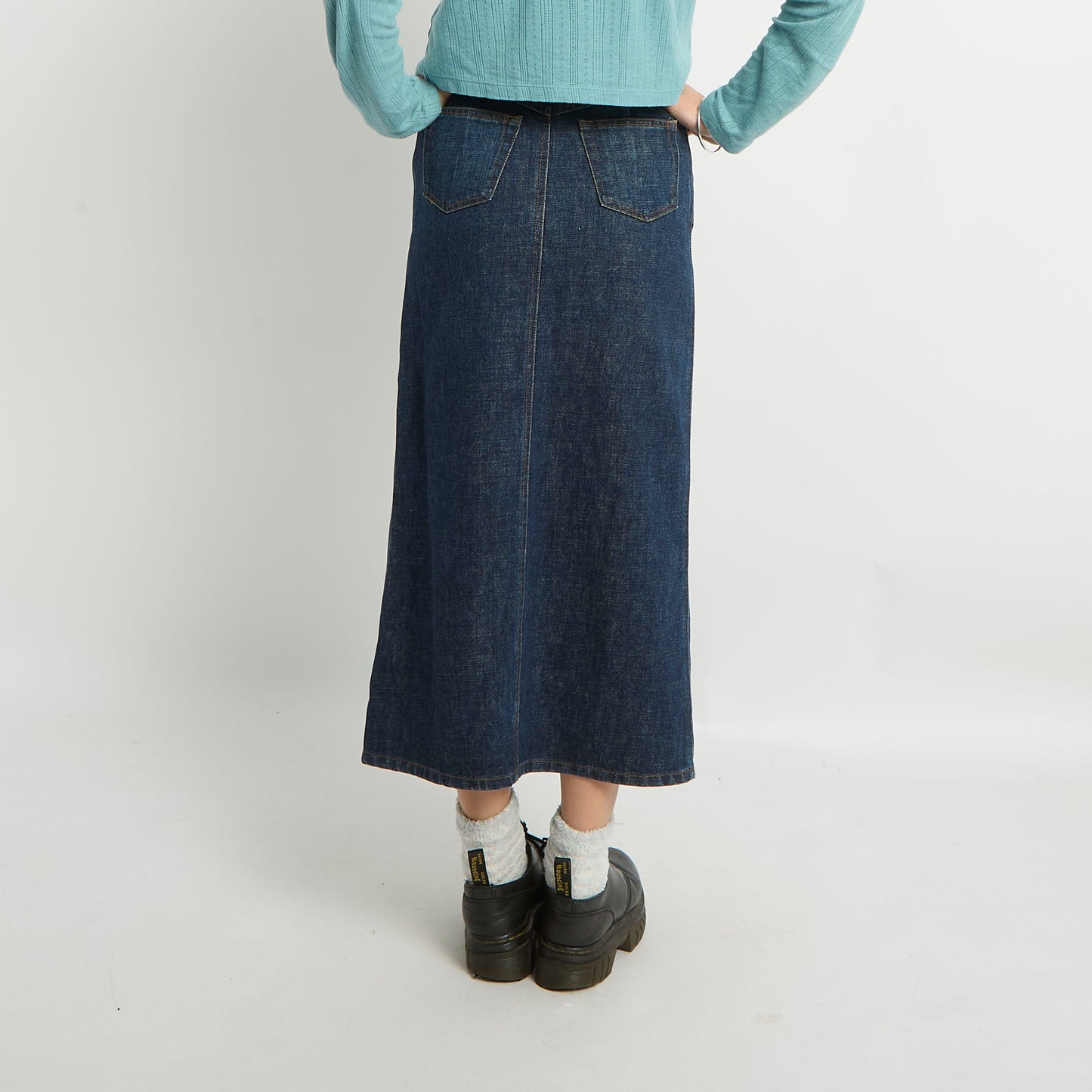 Denim Maxi Skirt - UK 10