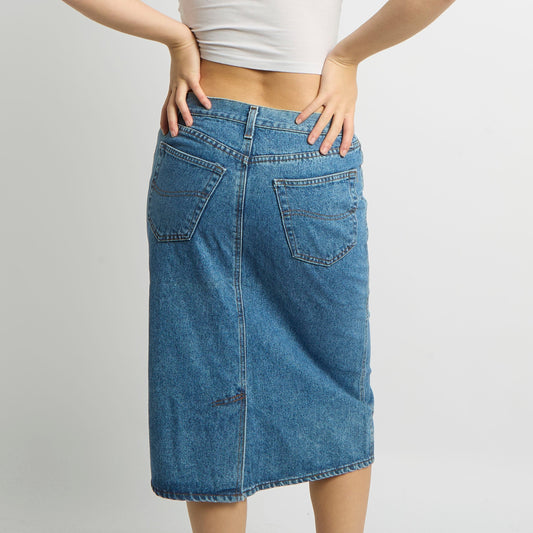 Denim Midi Skirt - UK 10