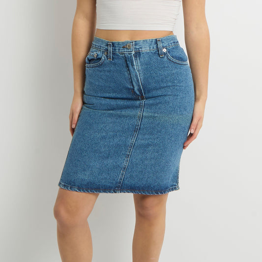 Denim Midi Skirt - UK 10