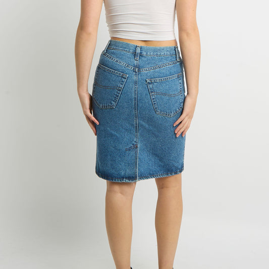 Denim Midi Skirt - UK 10