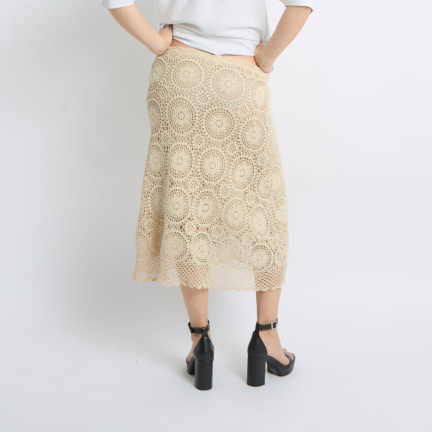 Crochet Midi Skirt - UK 10