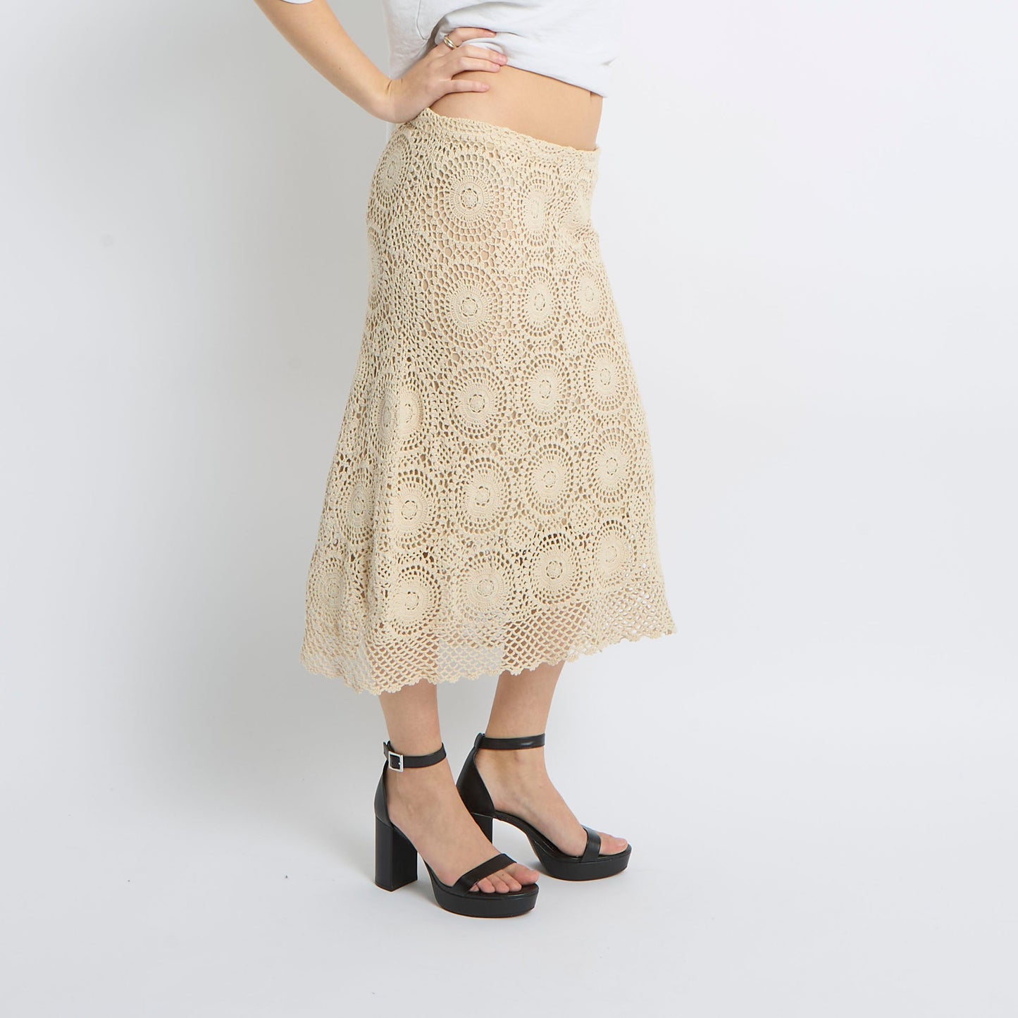 Crochet Midi Skirt - UK 10