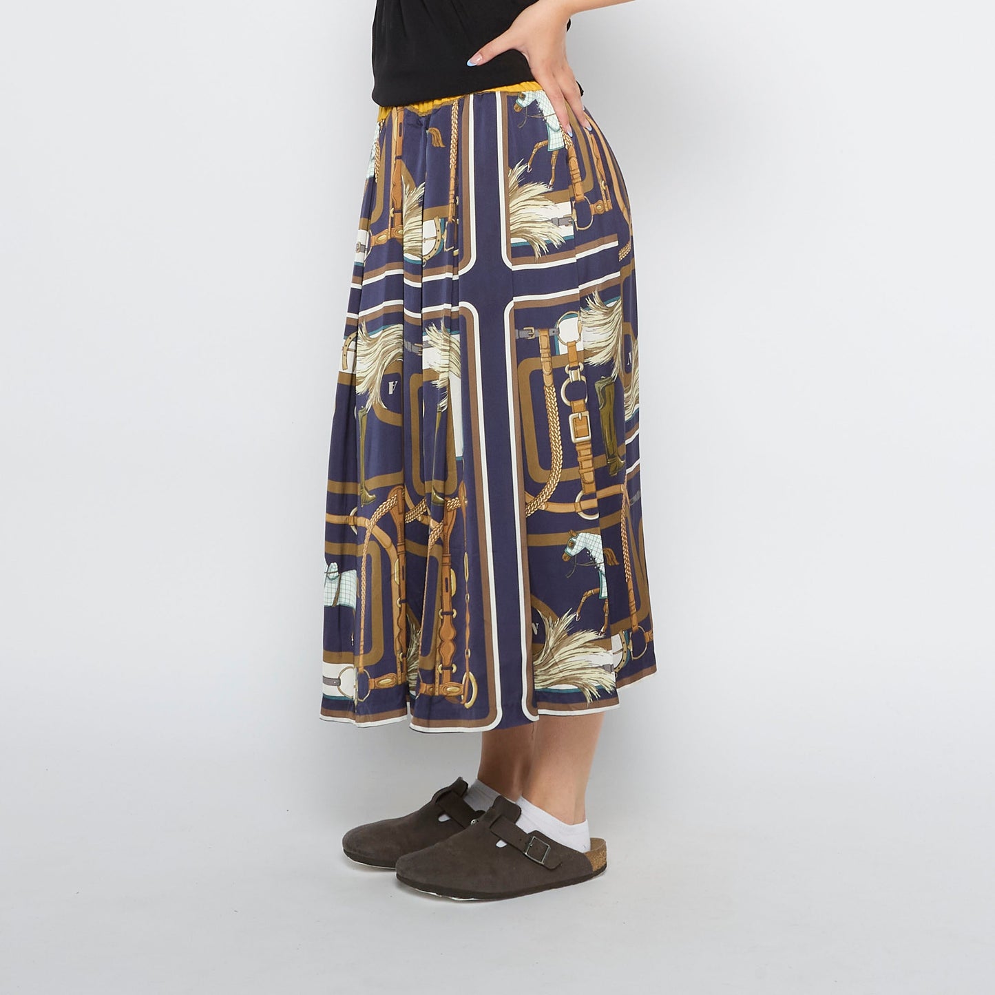 Graphic  Midi Skirt - UK 10