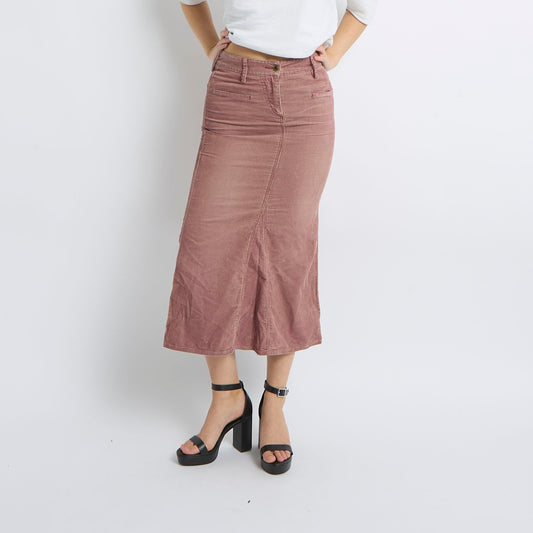 Corduroy Maxi Skirt - UK 10