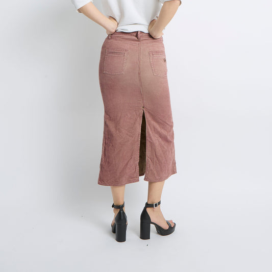 Corduroy Maxi Skirt - UK 10