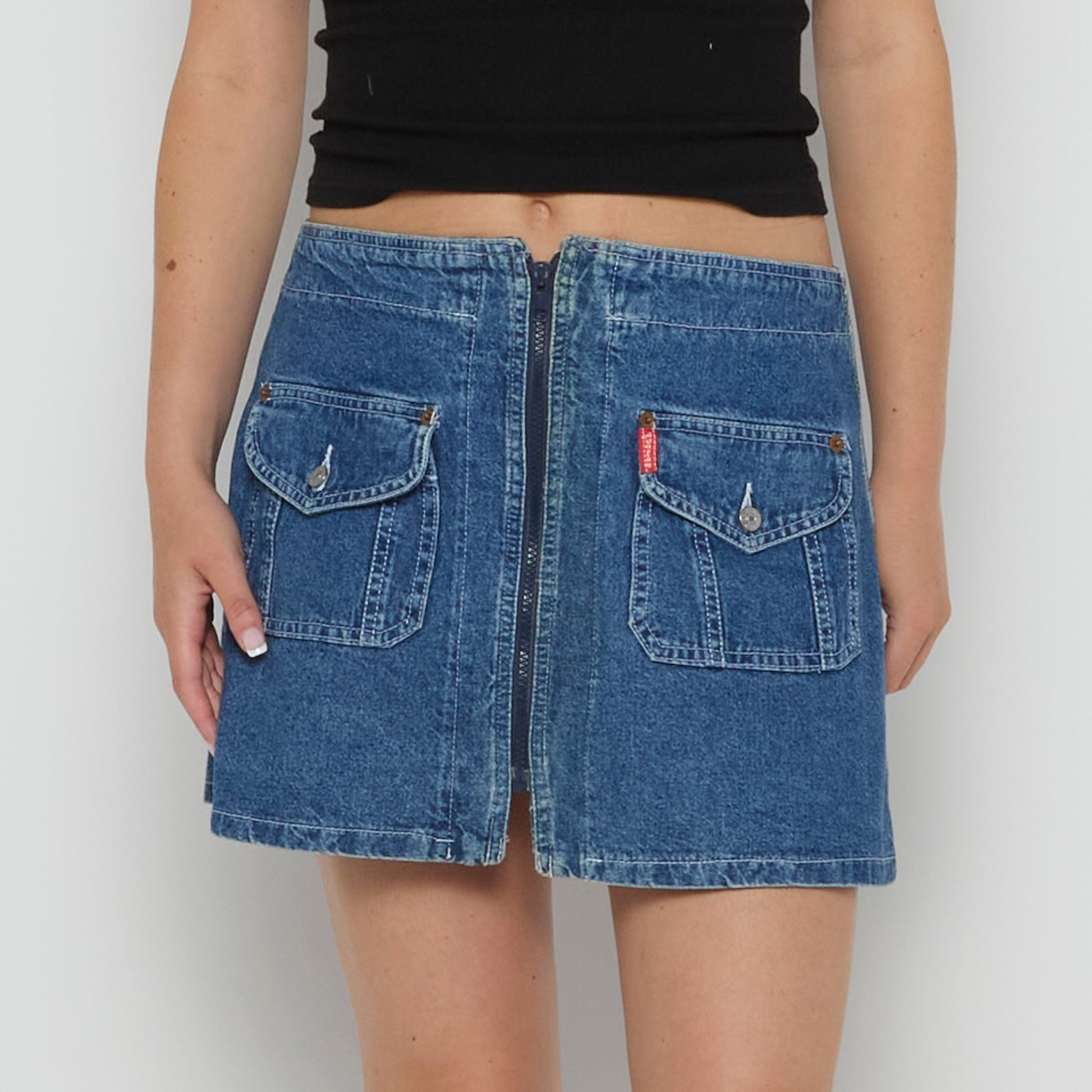 Avalon Denim Mini Skirt - UK 12