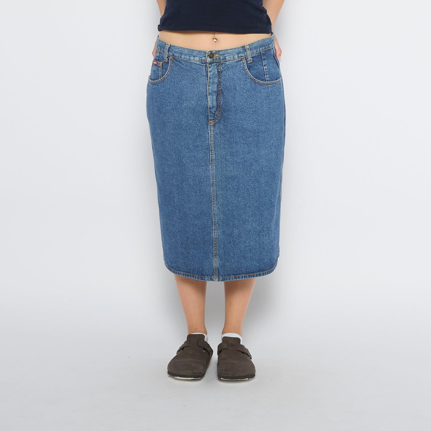 Carrera Denim Midi Skirt - UK 14