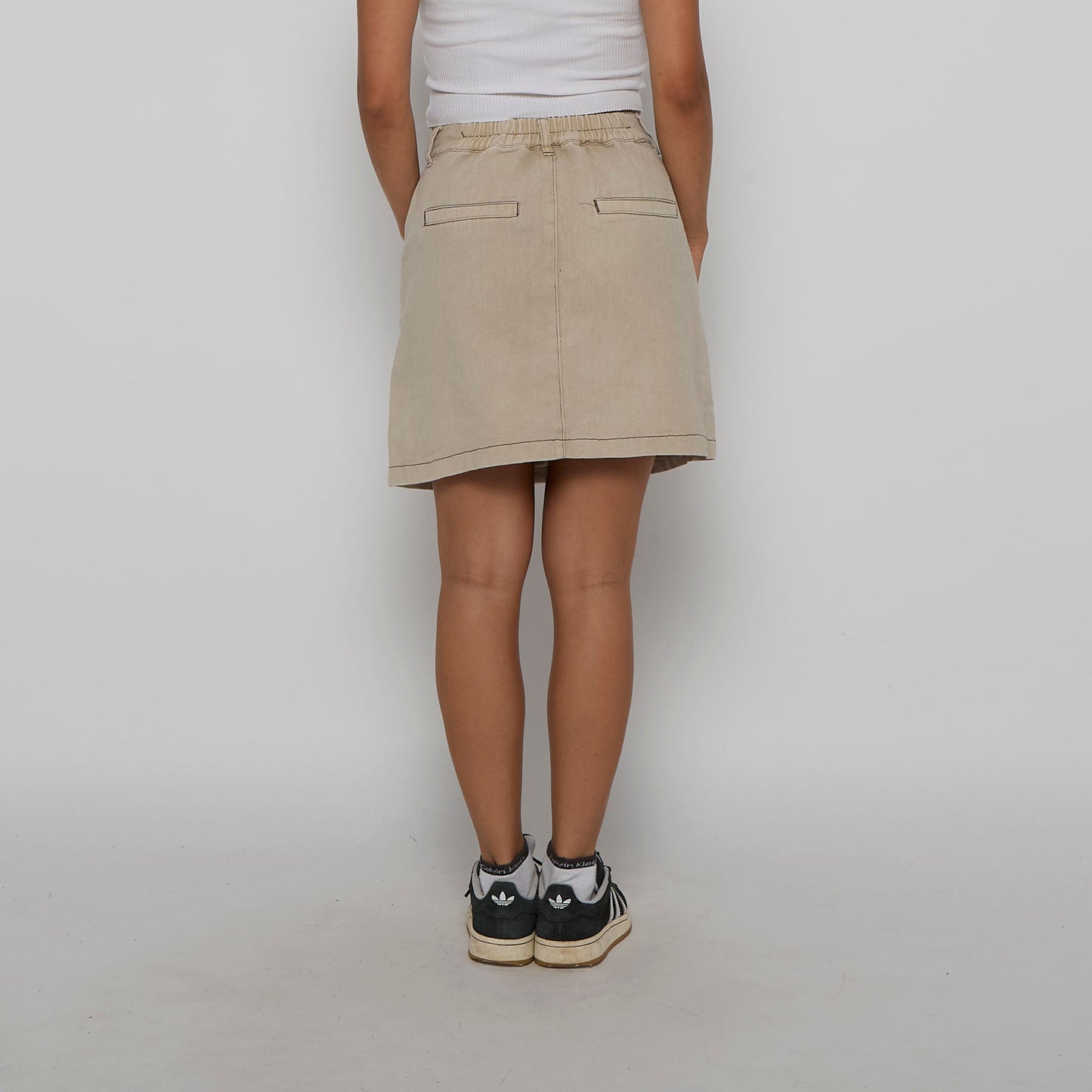 Utility Pocket Twill Skirt - UK 6