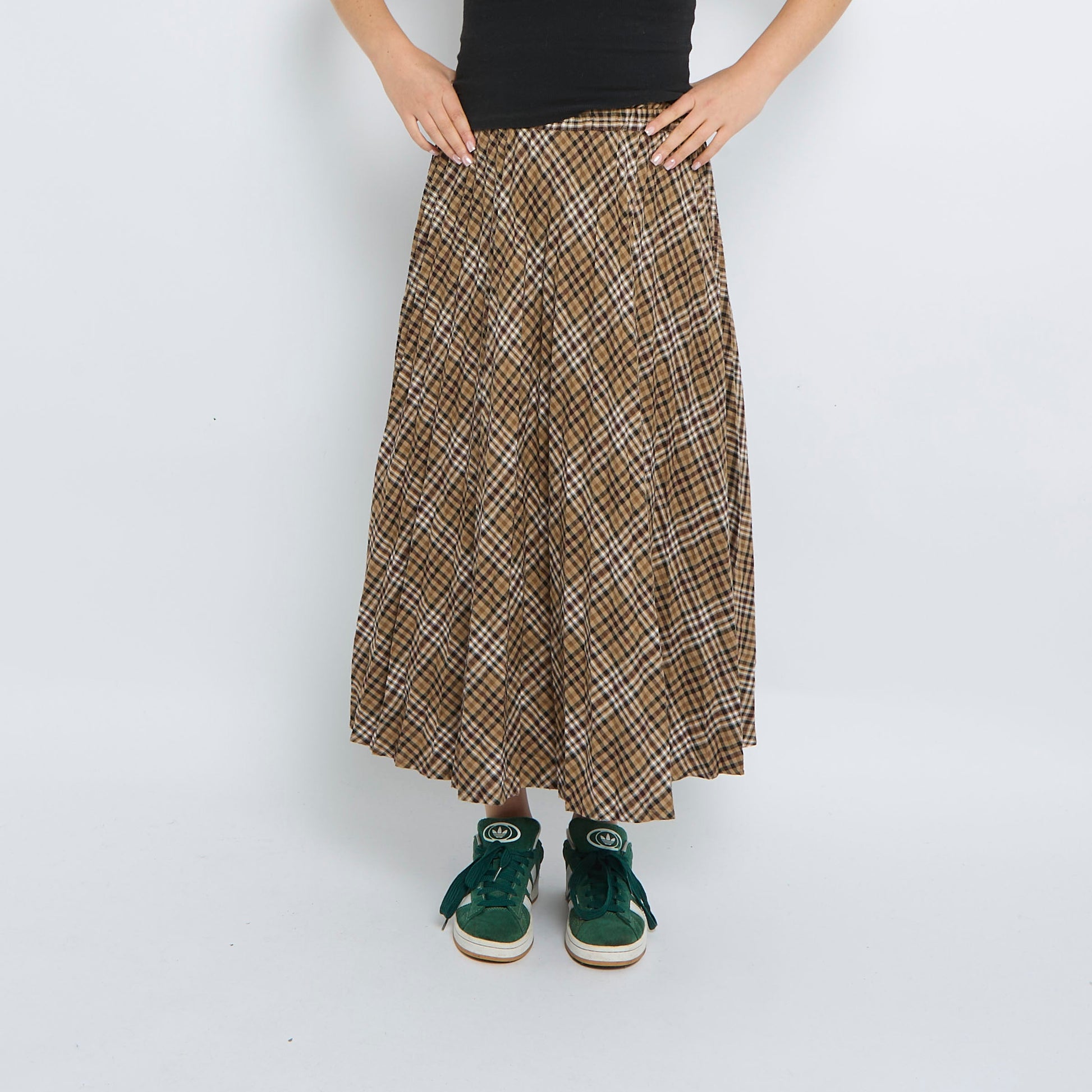 Tartan Maxi Skirt - UK  6