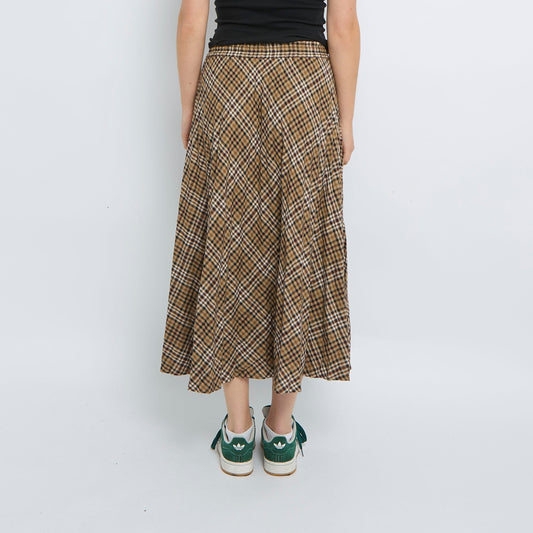 Tartan Maxi Skirt - UK  6