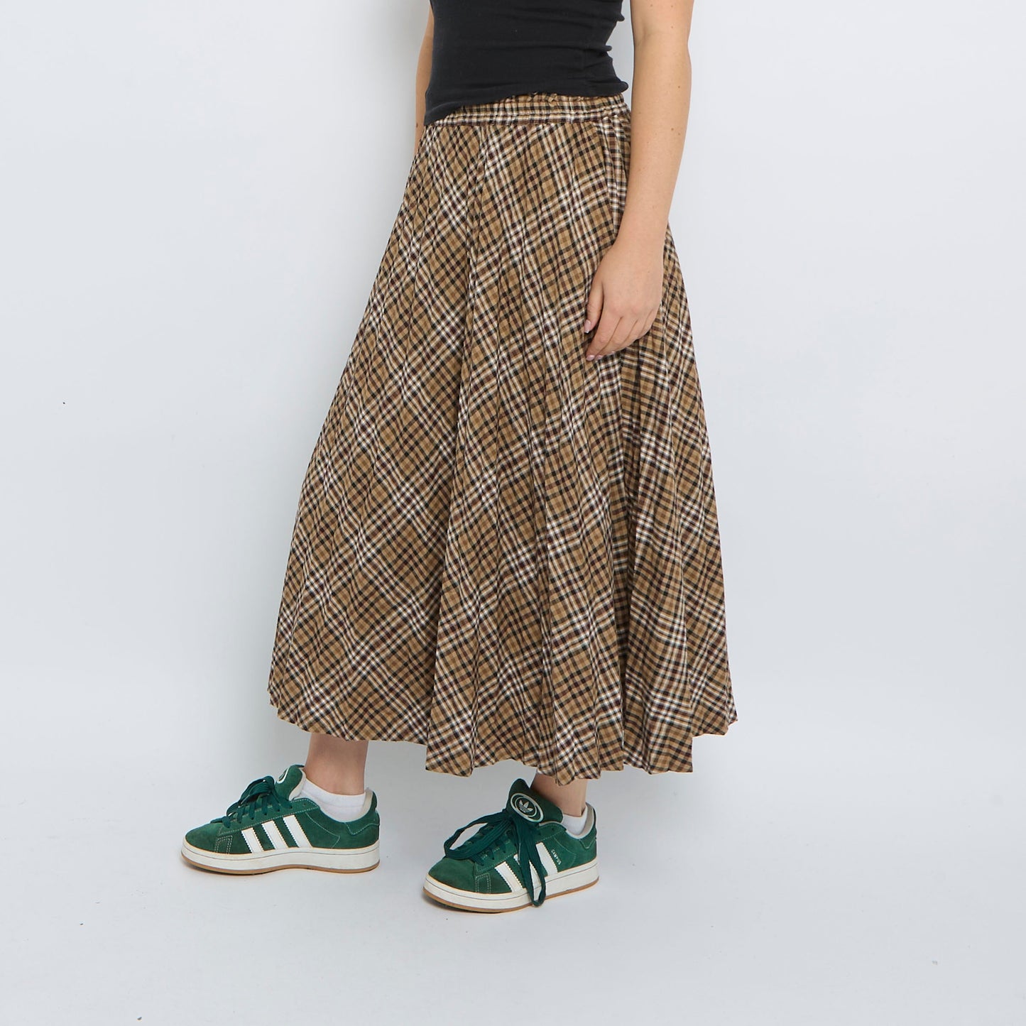 Tartan Maxi Skirt - UK  6