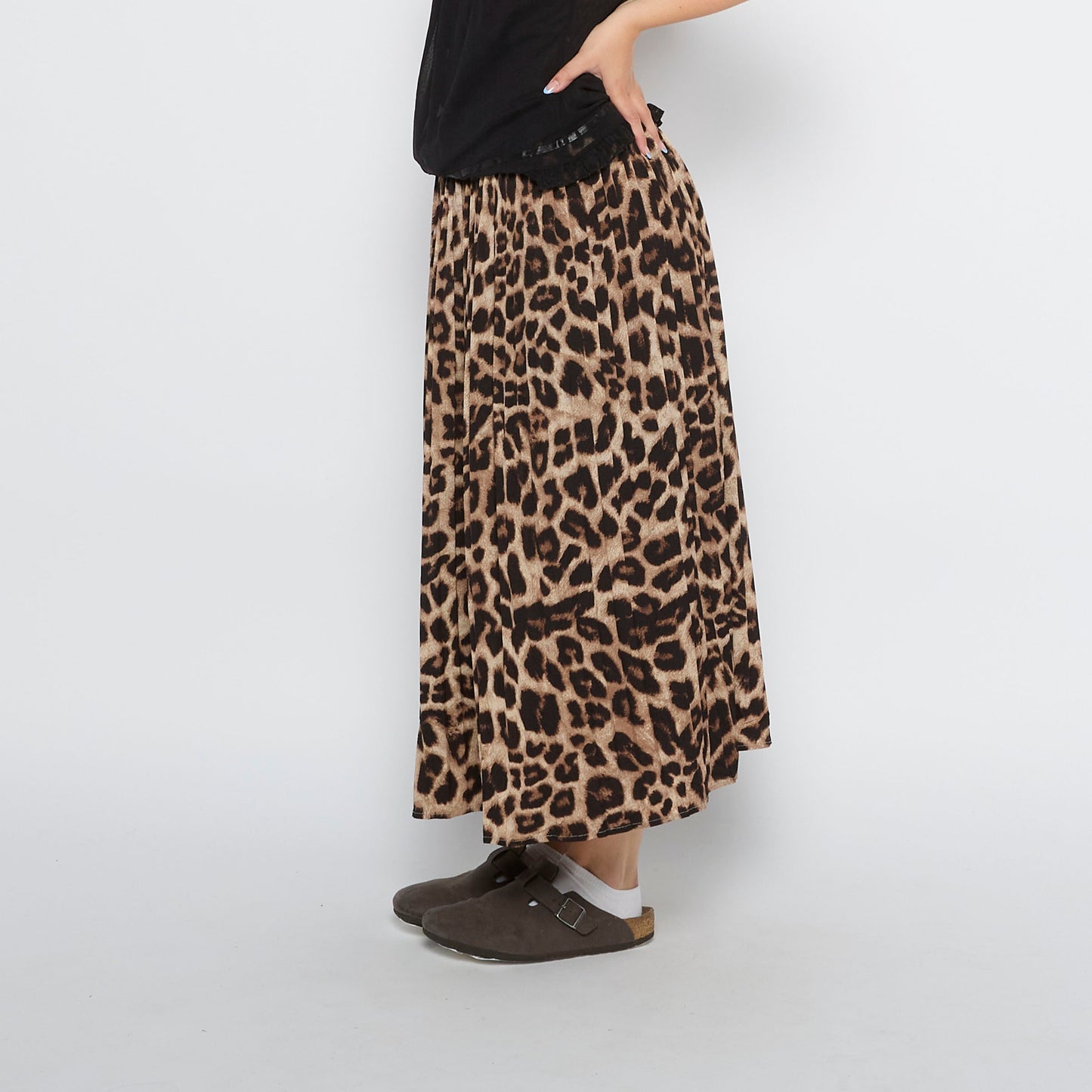 Leopard  Maxi Skirt - UK 6