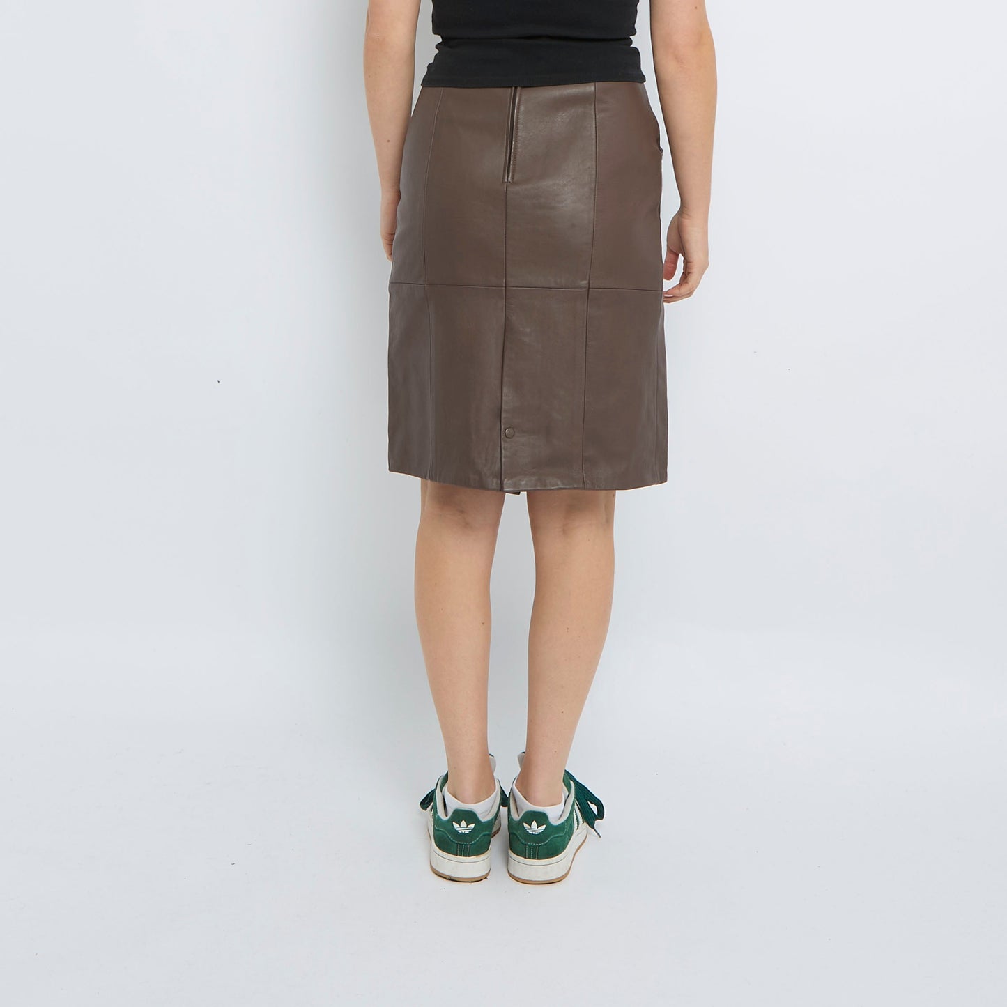 Leather Pencil Skirt - UK 6