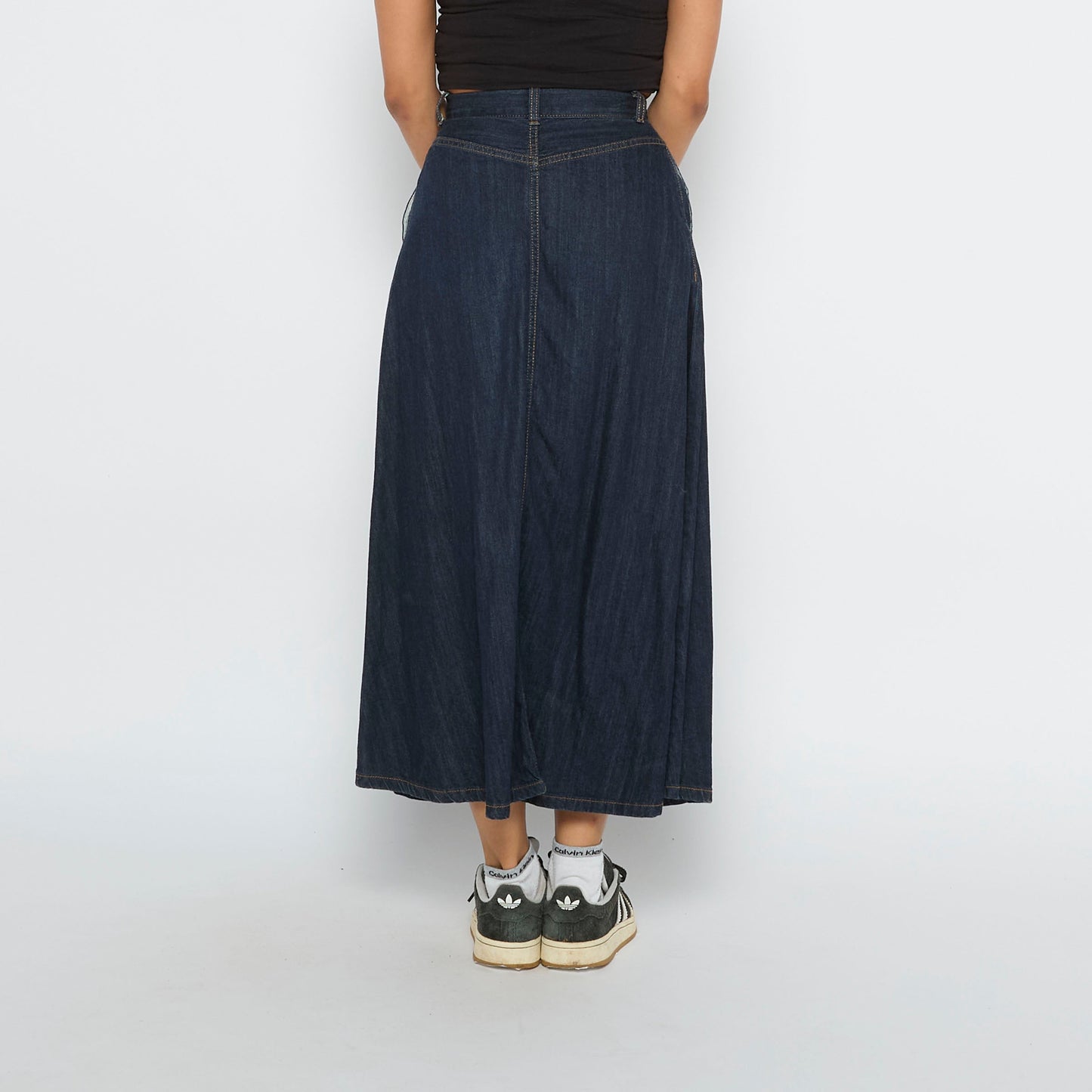 Gu Jeans Maxi Denim Skirt - UK 6