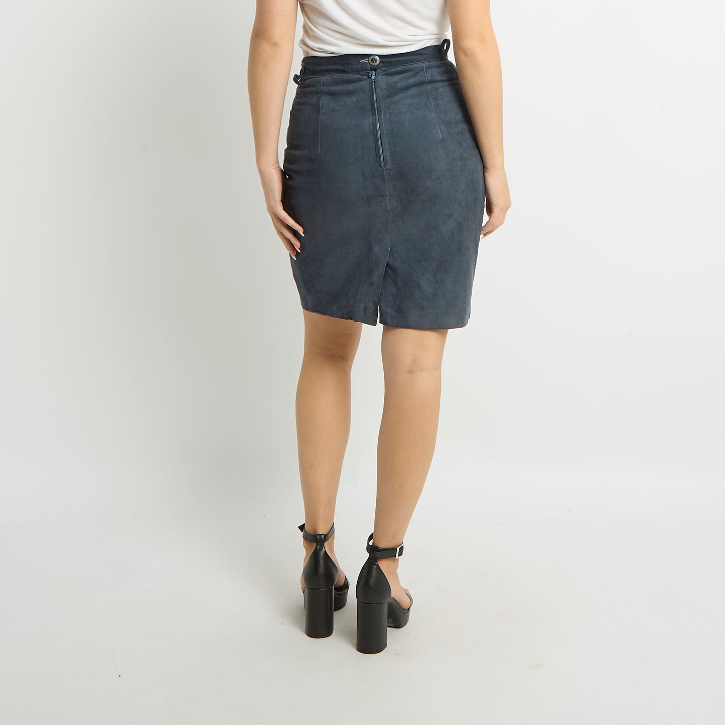 Suede Mini Skirt - UK 8