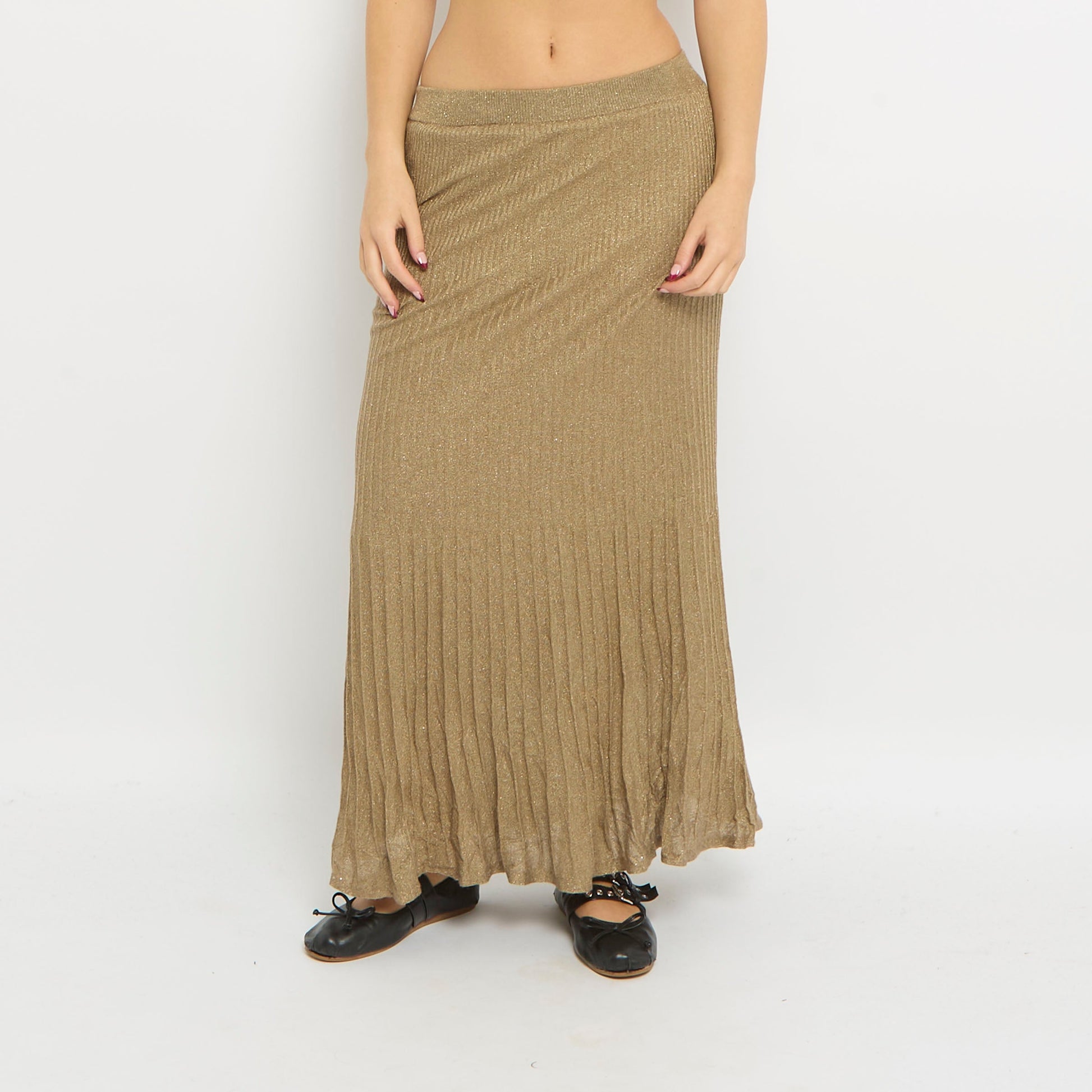 Sparkly Knitted Maxi Skirt- UK 8