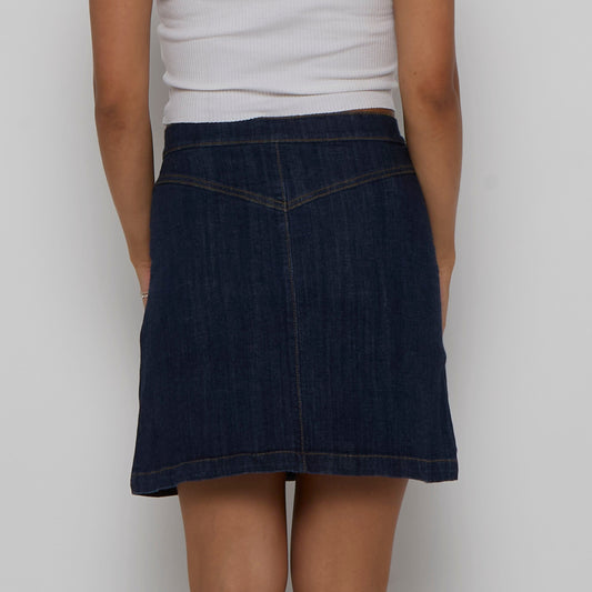 Mini Denim Skirt - UK 8