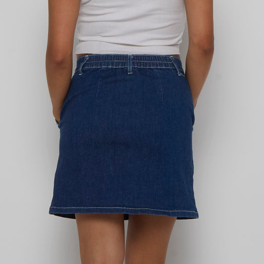 Utility Pocket Denim Skirt - UK 8