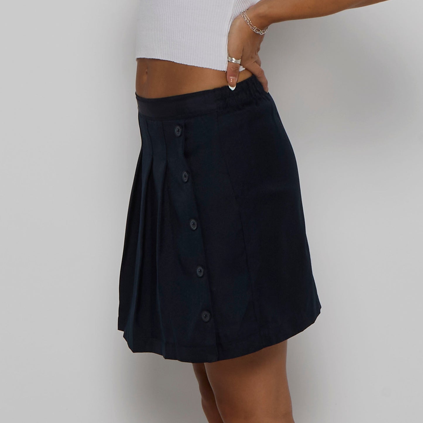 Pleat Tennis Short Skirt - UK 8