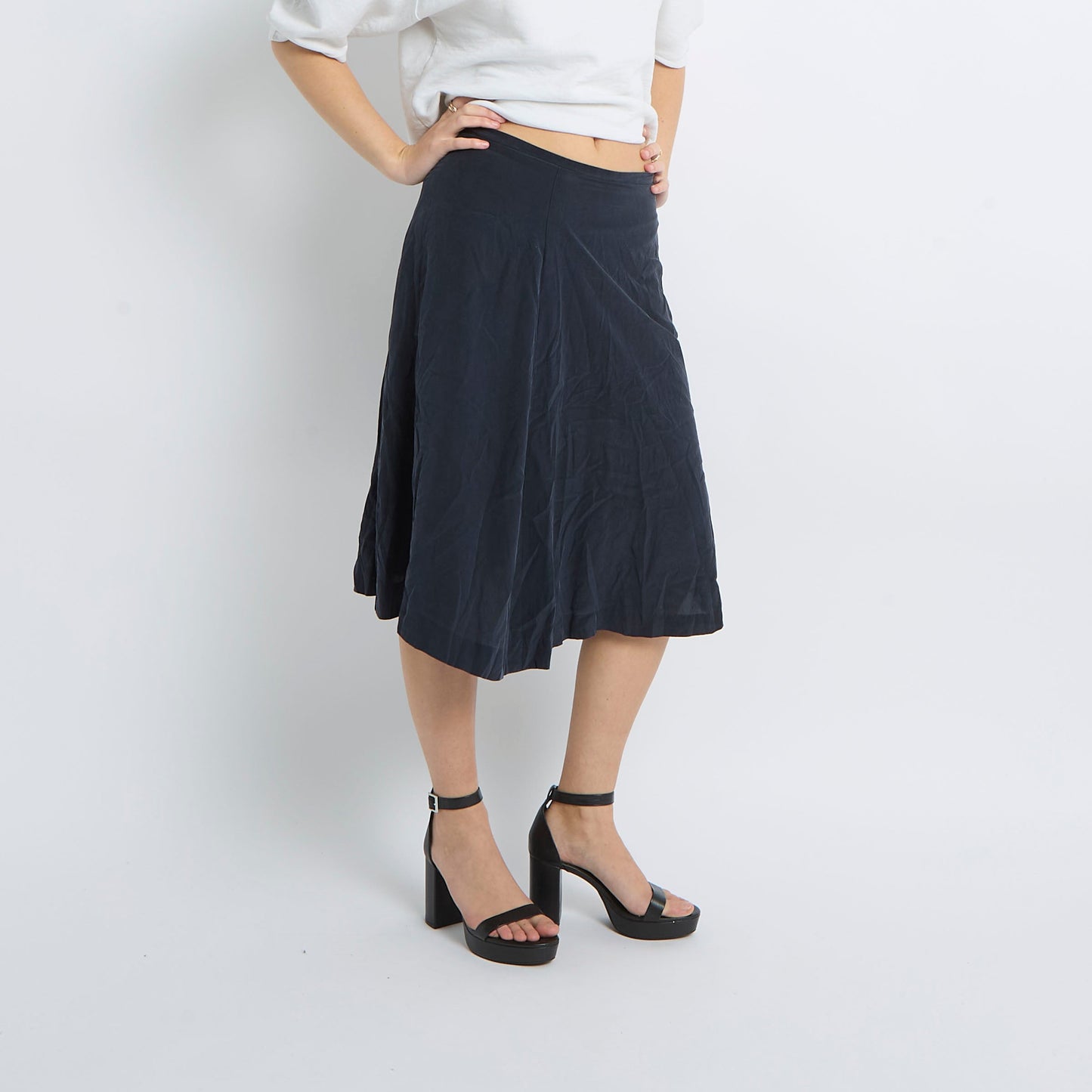 Chiffon Midi Skirt - UK 8