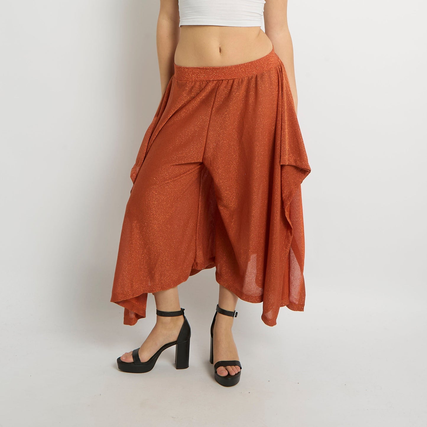 Sparkly Open Side Culottes - UK 8