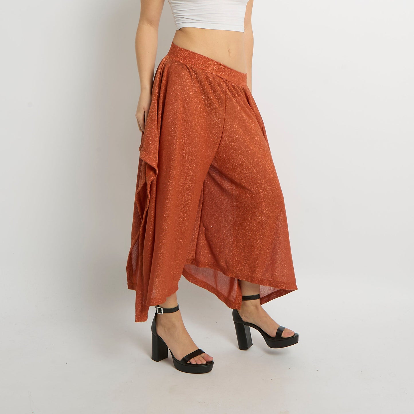 Sparkly Open Side Culottes - UK 8