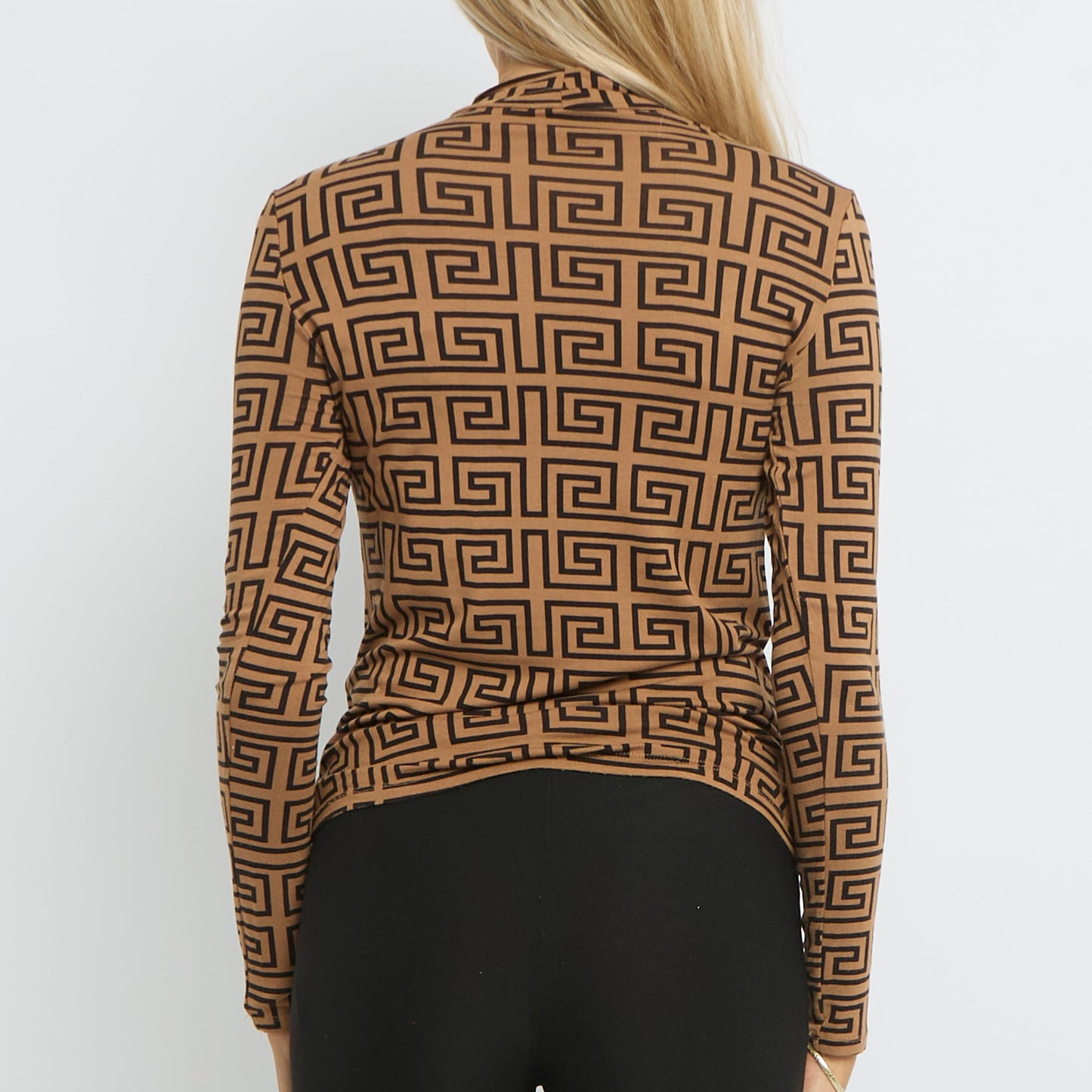 Aztec Turtle Neck Top - UK 10