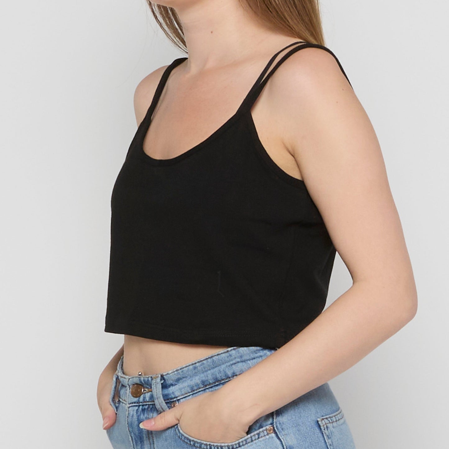 Crop Cami Vest Top - UK 10