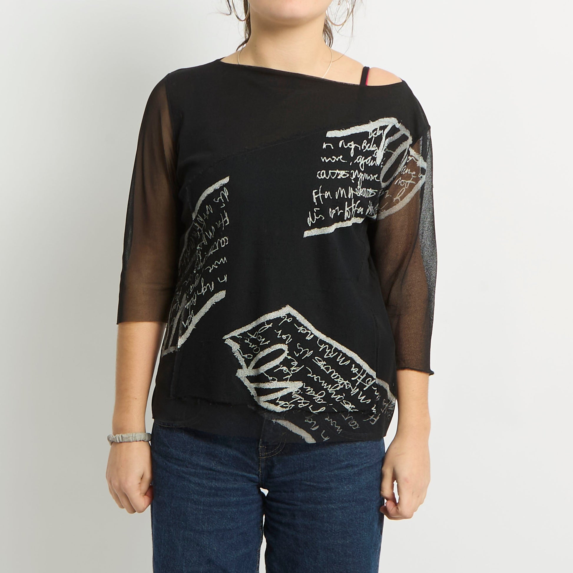 Mesh Graphic Top - UK 10