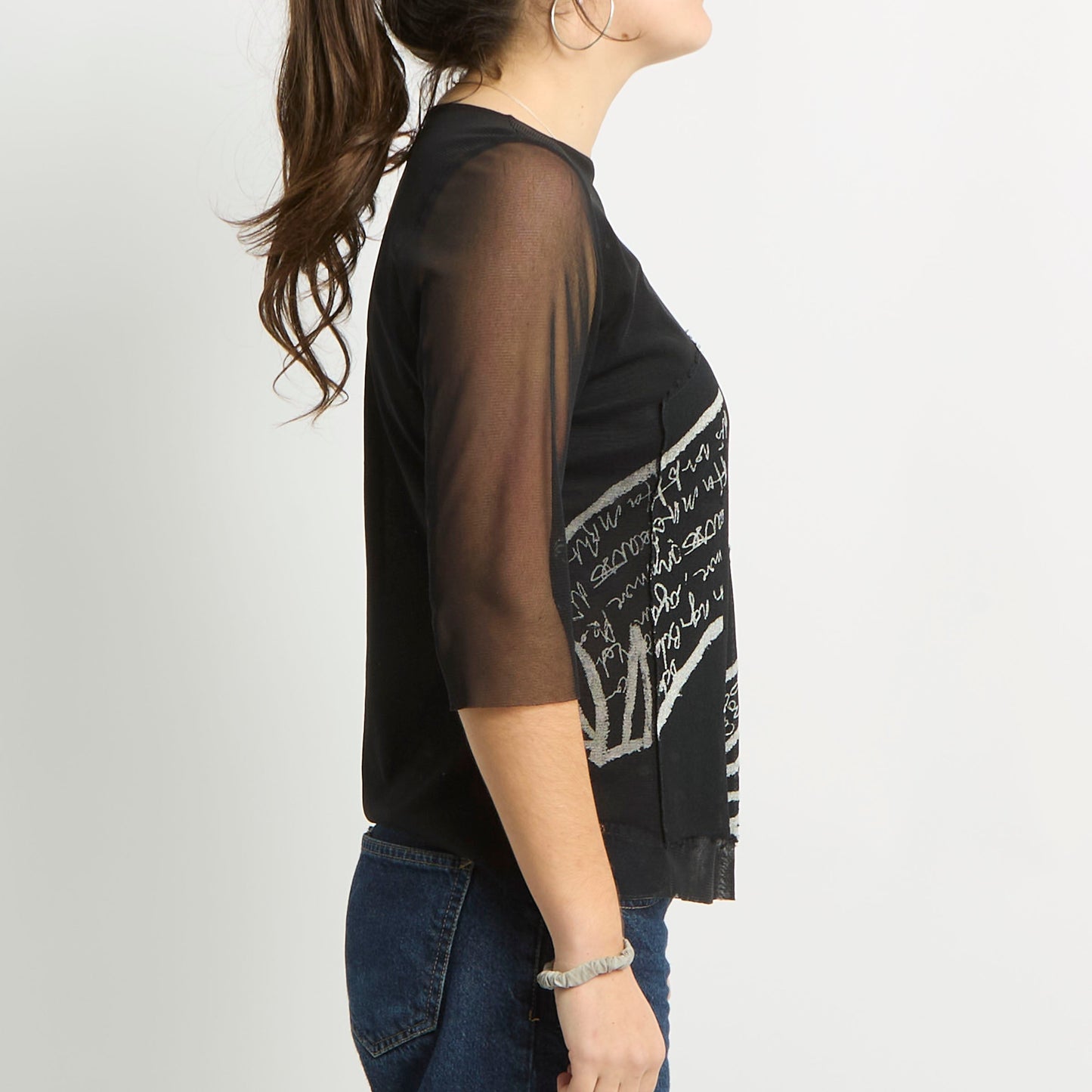 Mesh Graphic Top - UK 10