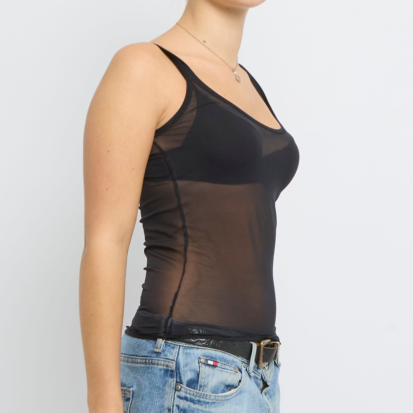 Satin Strappy Top - UK 10