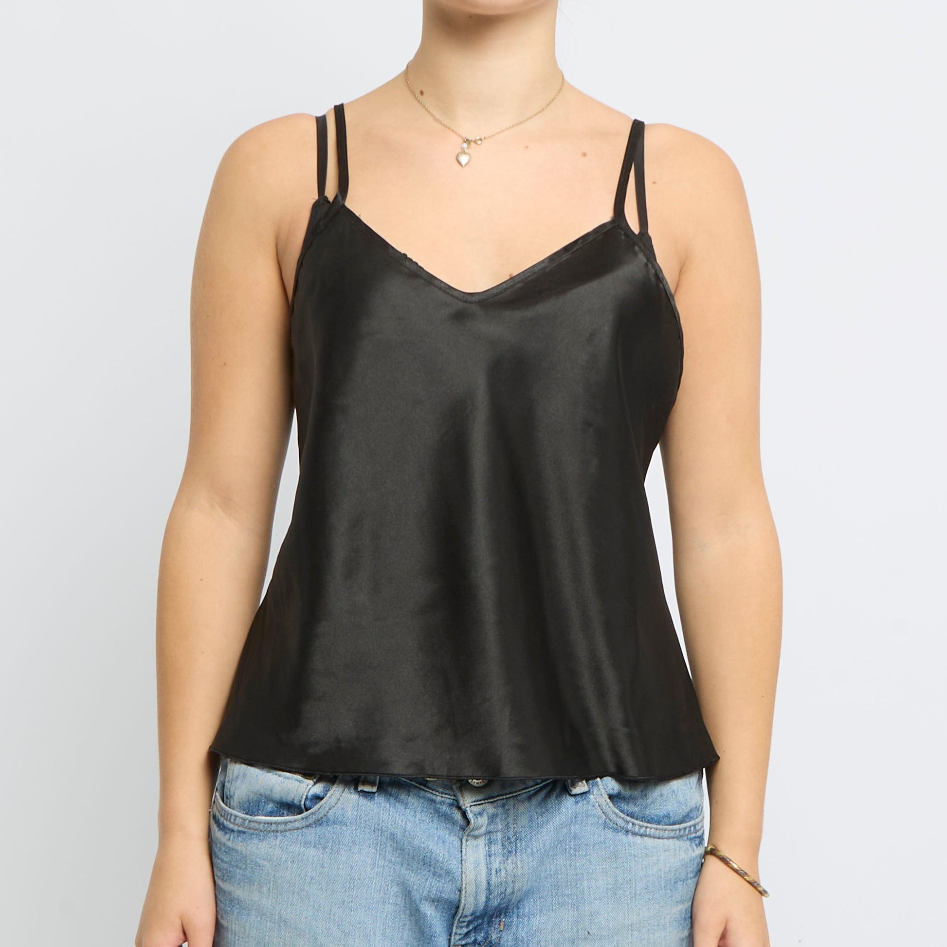 Satin Strappy Top - UK 10