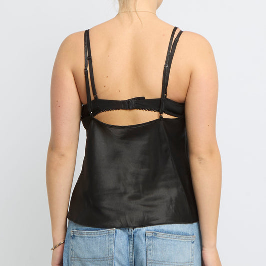 Satin Strappy Top - UK 10