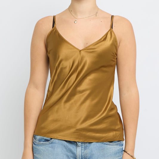 Silk Strappy Top - UK 10