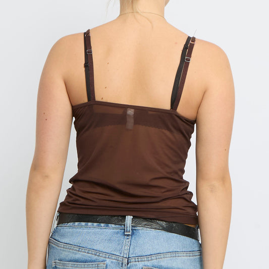 Mesh Strappy Top - UK 10