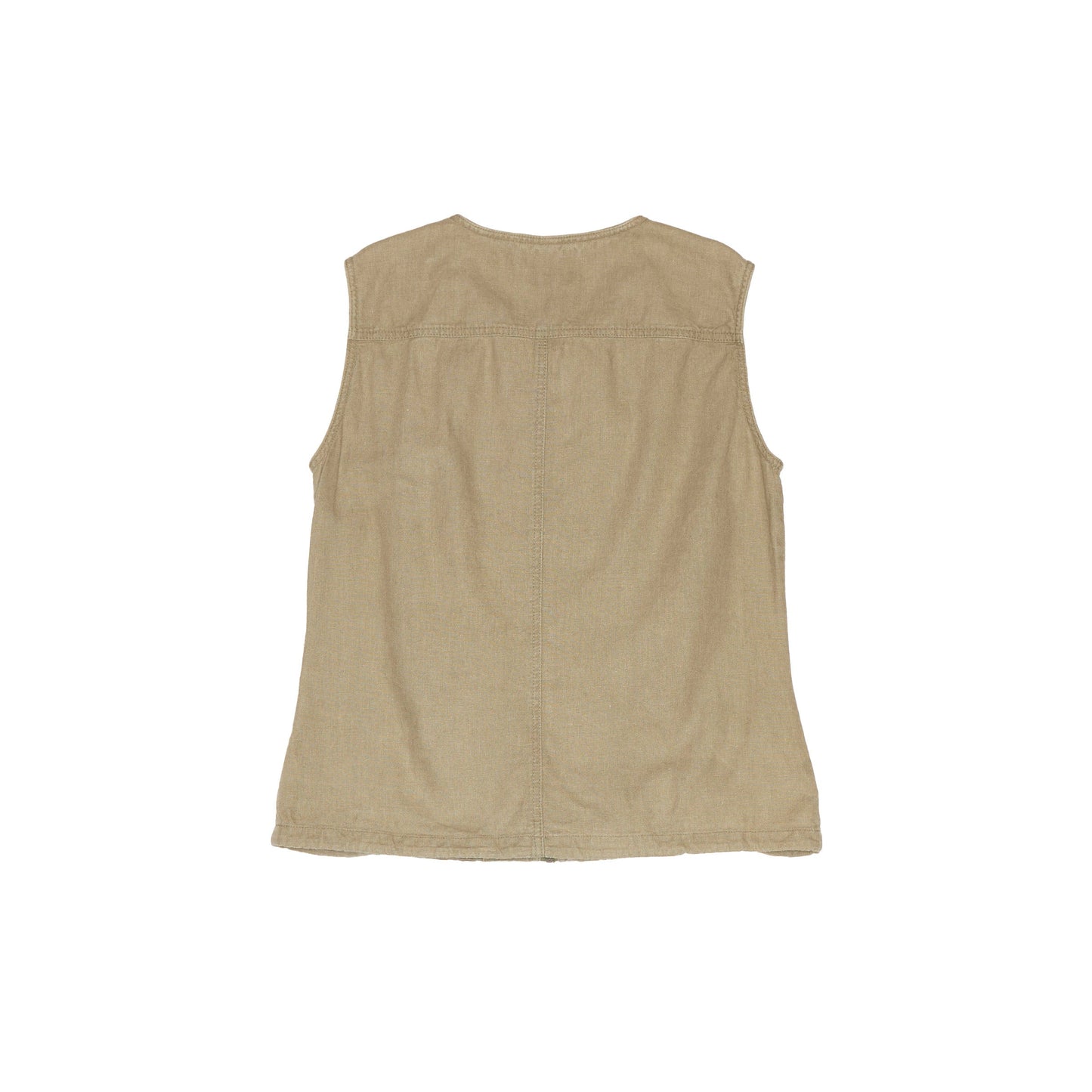 Fashion Concept Zip Front Sleeveless Top - UK 10