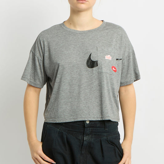 Nike Dry Fit Cropped T Shirt - UK 10