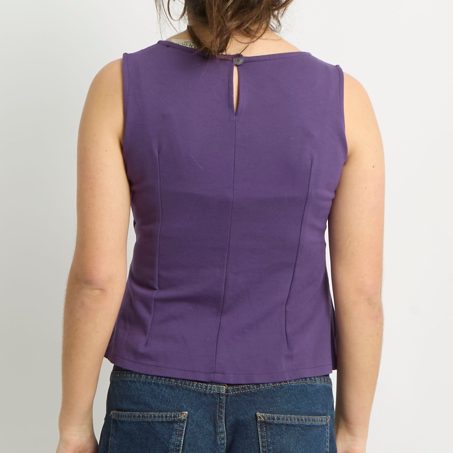 Tailored Corset Style Top - UK 10