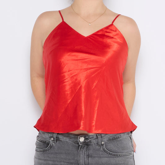 Satin Strappy Top - UK 10