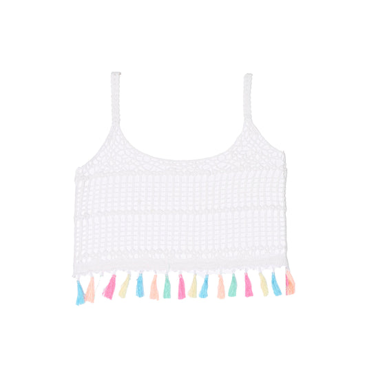 Crochet Strappy Top - UK 10