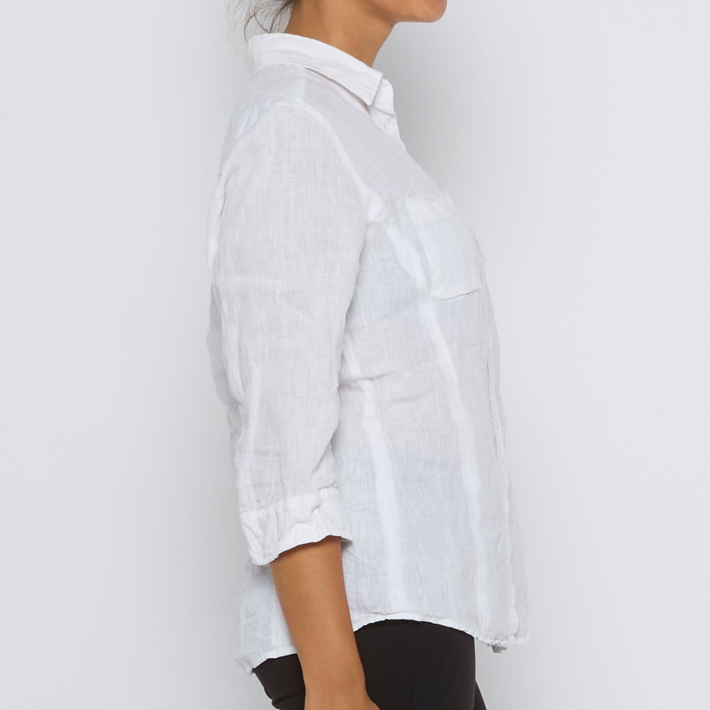 Collared Linen Shirt - UK 10