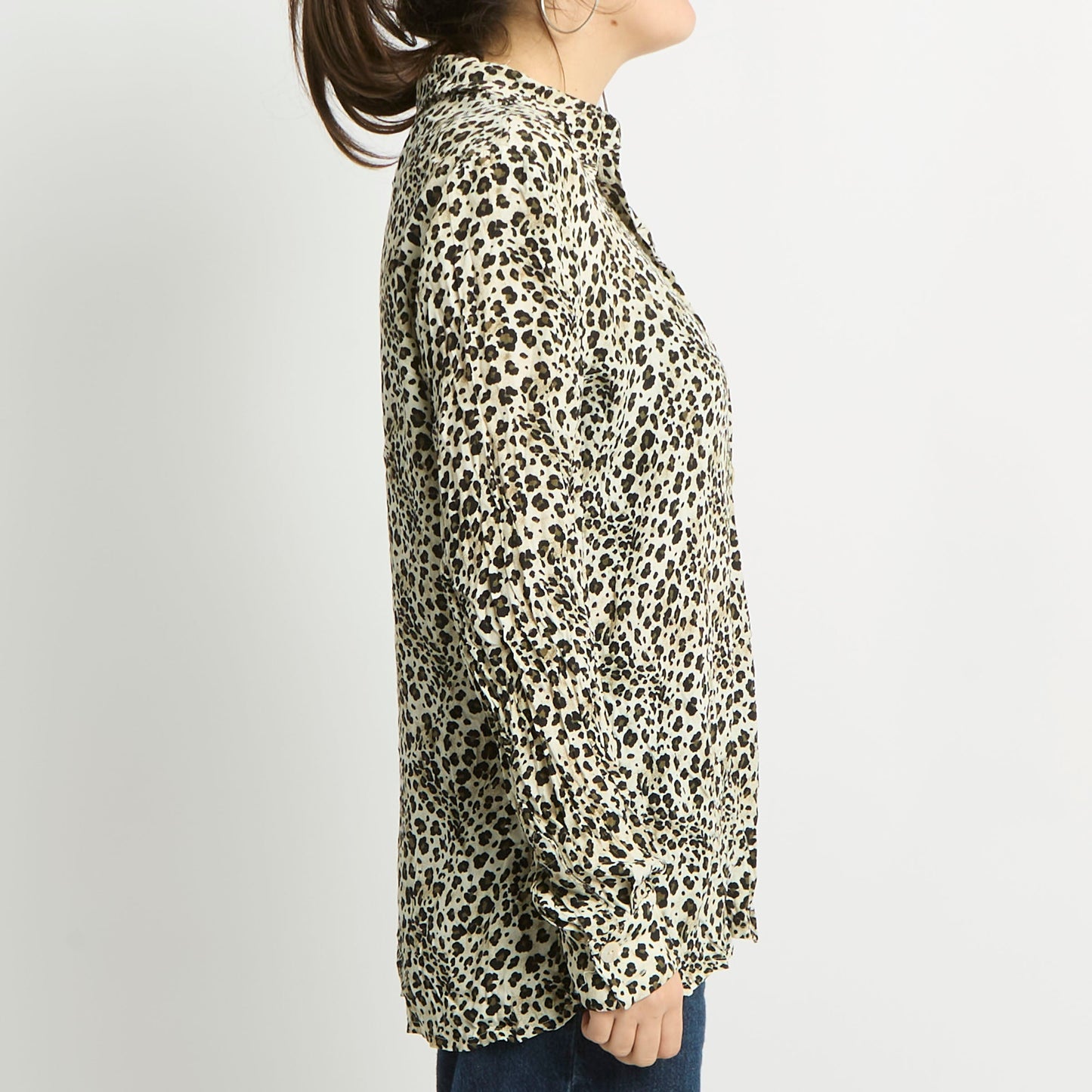 Leopard Print Blouse - UK 10