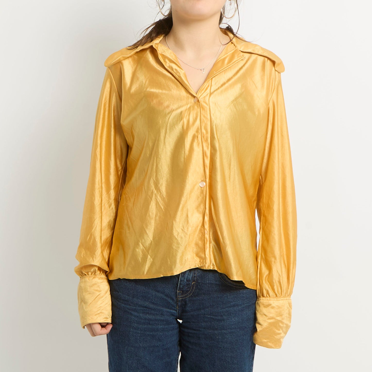 Silky Shiney Blouse - UK 10