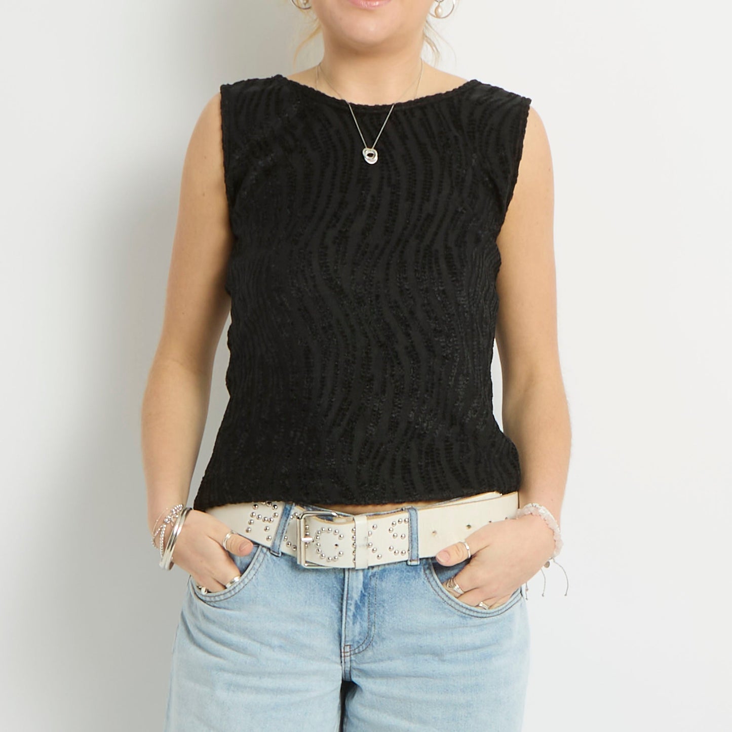 Textured Tank Top - UK 12