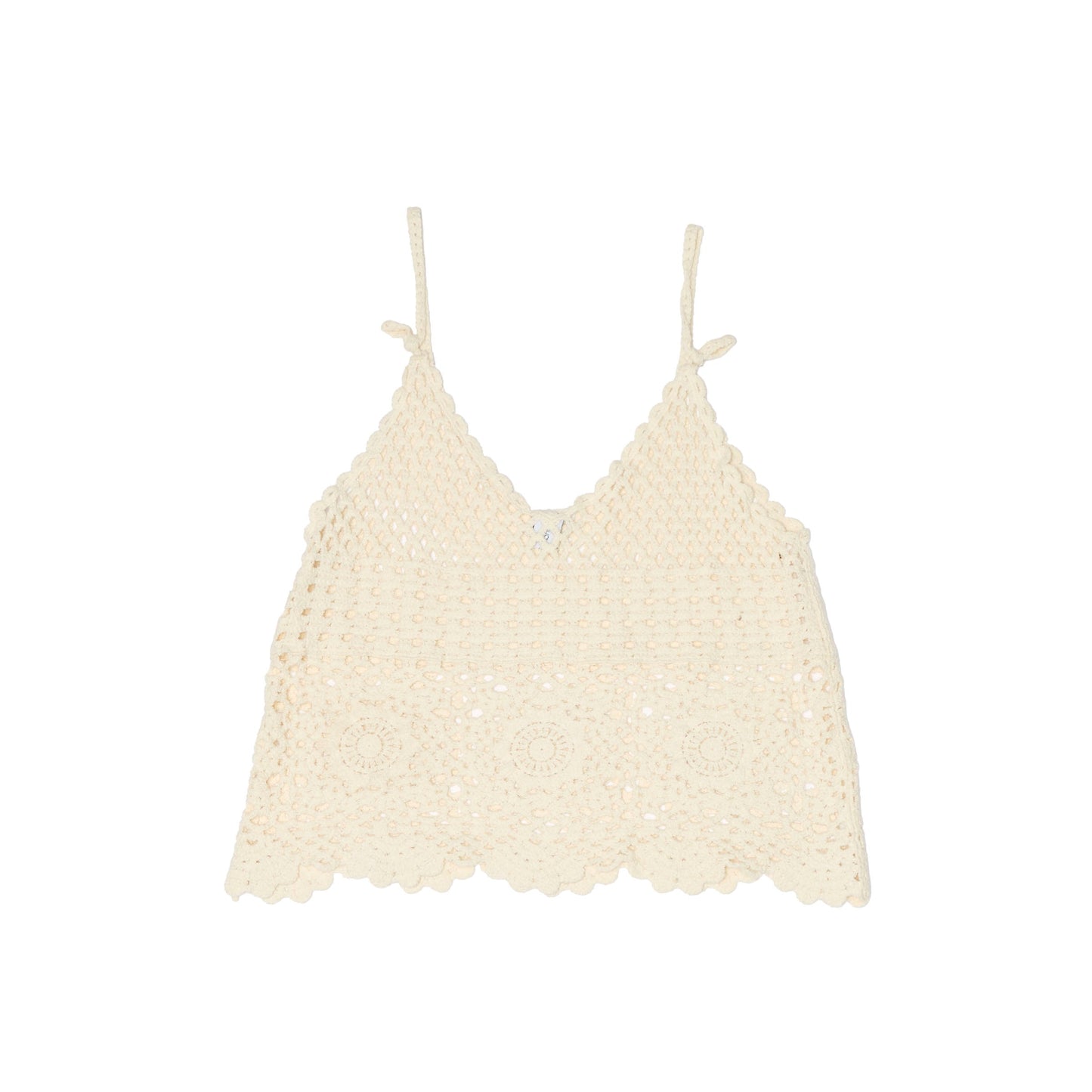 Strappy Crochet Camisole Top - UK 12