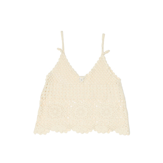 Strappy Crochet Camisole Top - UK 12