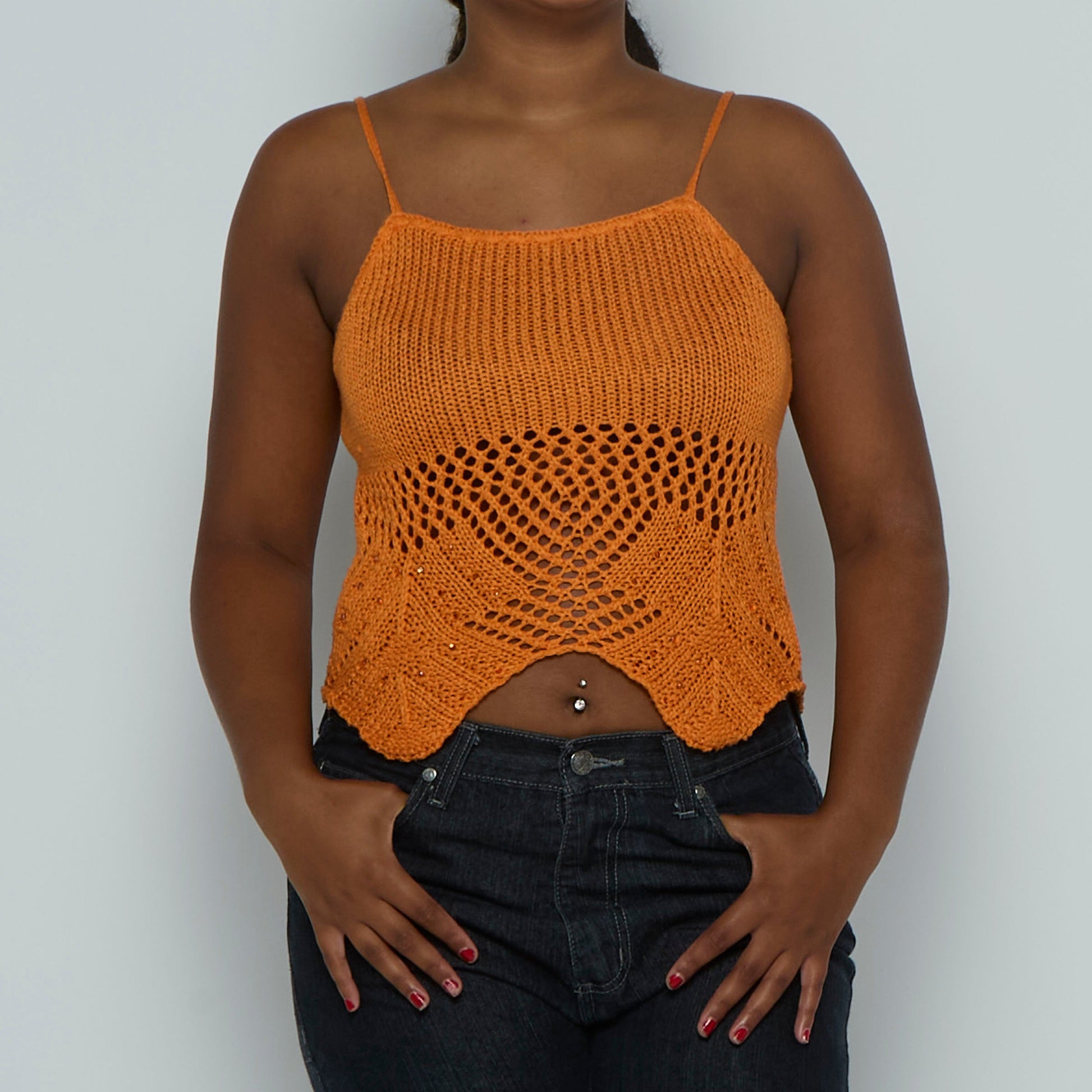 Mezzo Crochet Top - UK 12