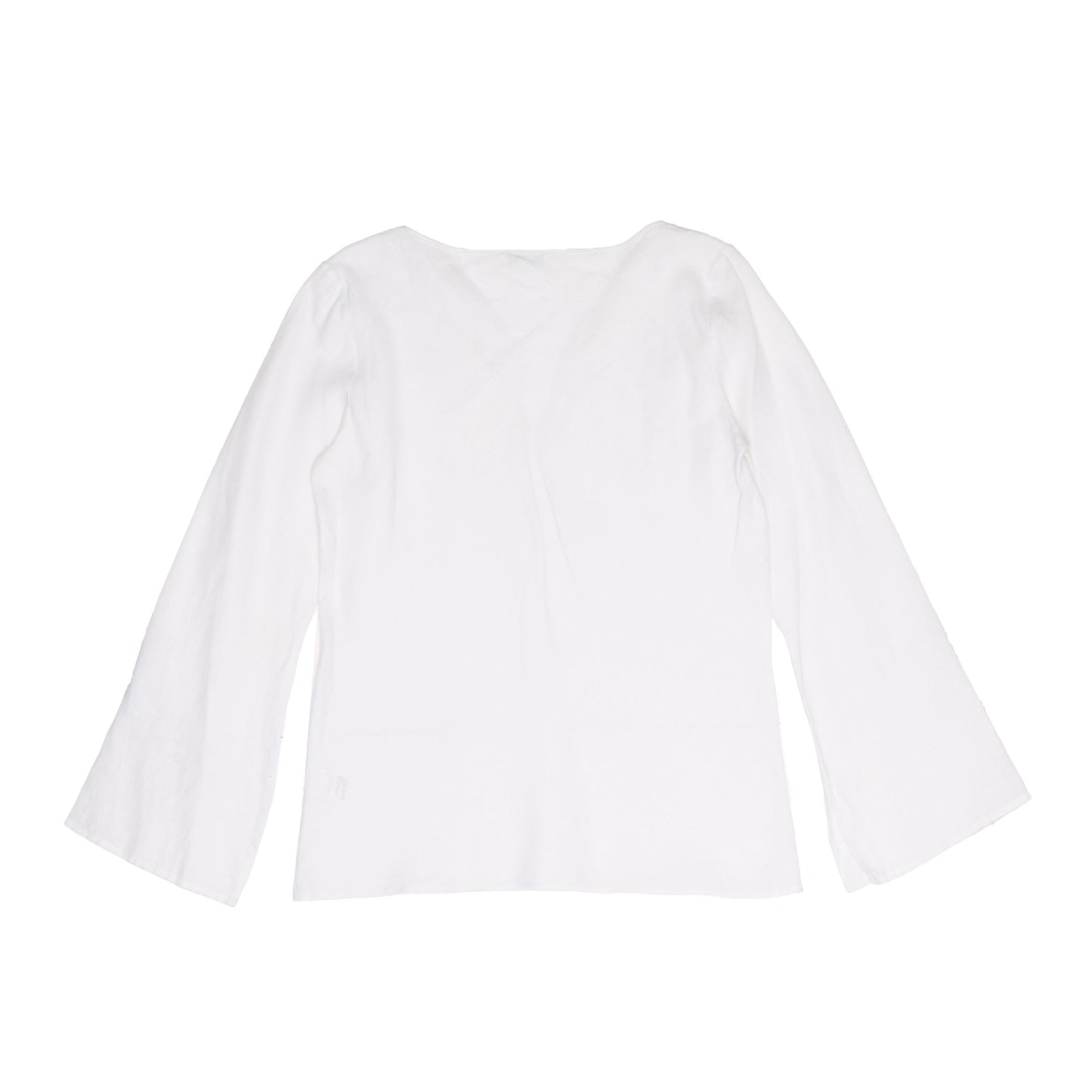 M&S Linen Fluted Sleeve Tunic Shirt - UK 12